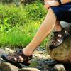 FashionMen Breathable Sandals Summer New All-match Men Sandals Outdoor Men's Casual Shoes Fashion Flats Sandals for Men Big Size 38-48