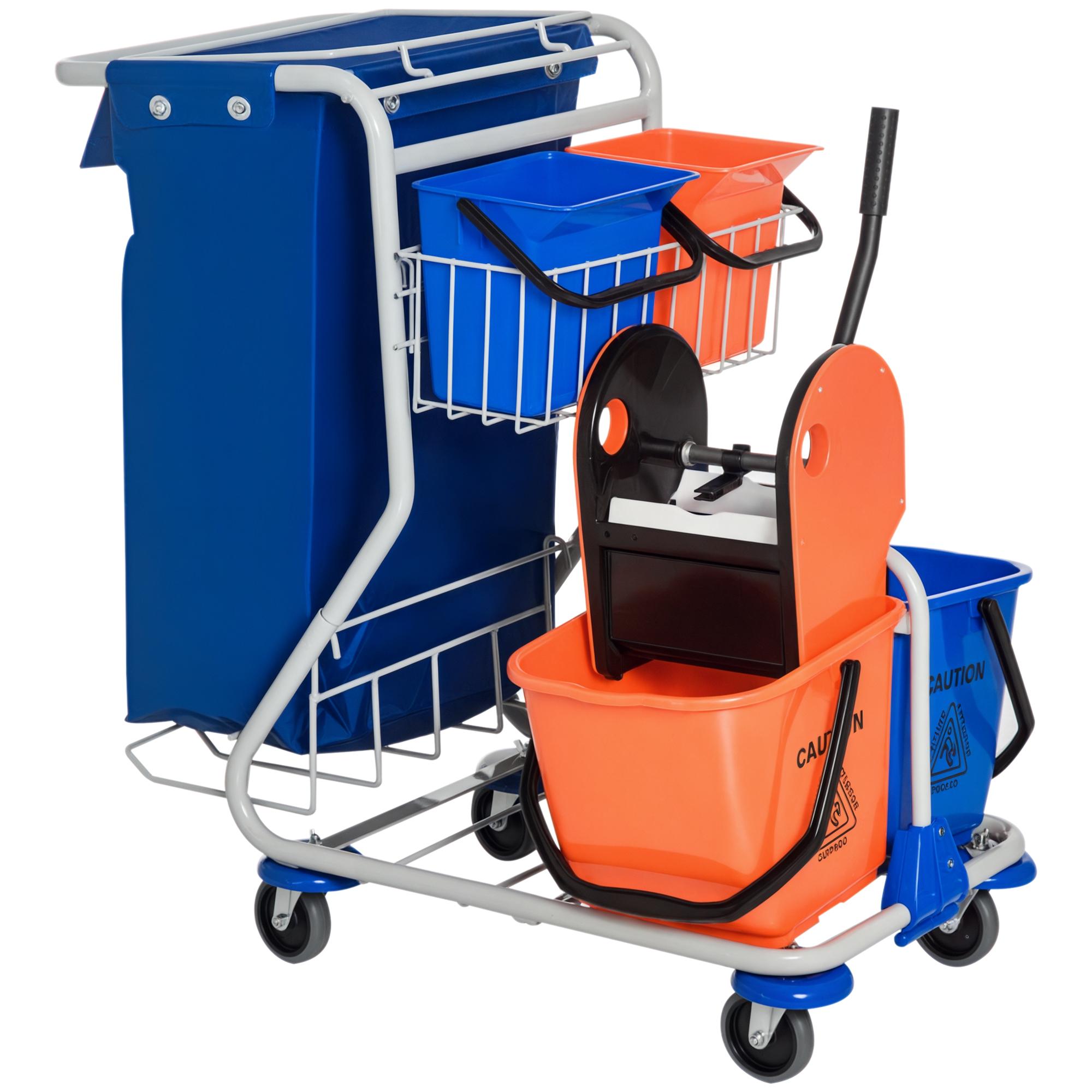 Cleaning Cart Cleaning Trolley with 2
