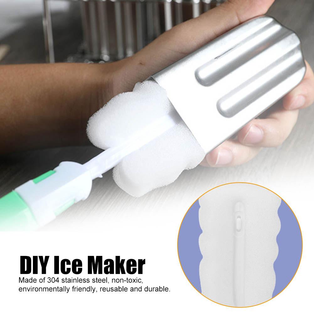 Edelstahlformen Eisform Heimküche DIY Eisbereiter WerkzeugRundkopf