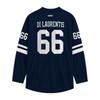 Unisex Long Sleeve Pullover with Briar Letter Print V Neck Casual Loose Fit Jersey Top for Sports and Wear