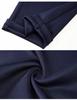 Dark Blue Unisex Student School Uniform Straight-Leg Pants - Summer Thin & Spring/Fall Loose Fit