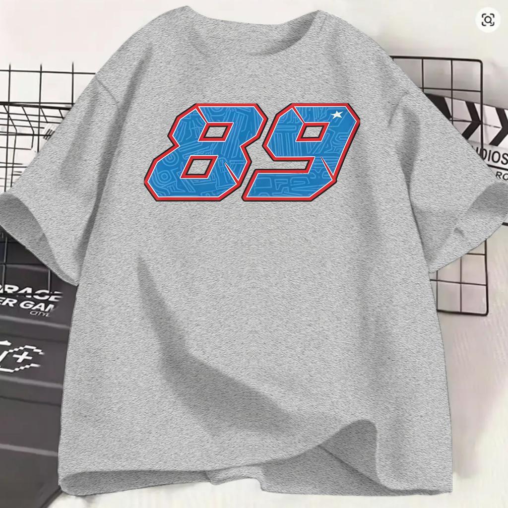 Unisex T-Shirt Jorge Martin 89 Mode 100% Baumwolle T-Shirt Kurzarm T-Shirt Rundhals Oberteile Sommer