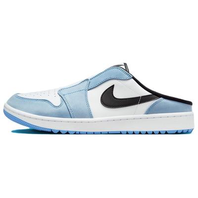Air 1 Mule Golf University mėlyni unisex sportbačiai balti juodi FJ1214-400