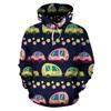 Fun Cartoon Car Series Men 3D Print Hoodie Autumn Winter Fashion Coat Comfortable Warm  Round Neck Long Sleeve Pocket Large Size Hoodies