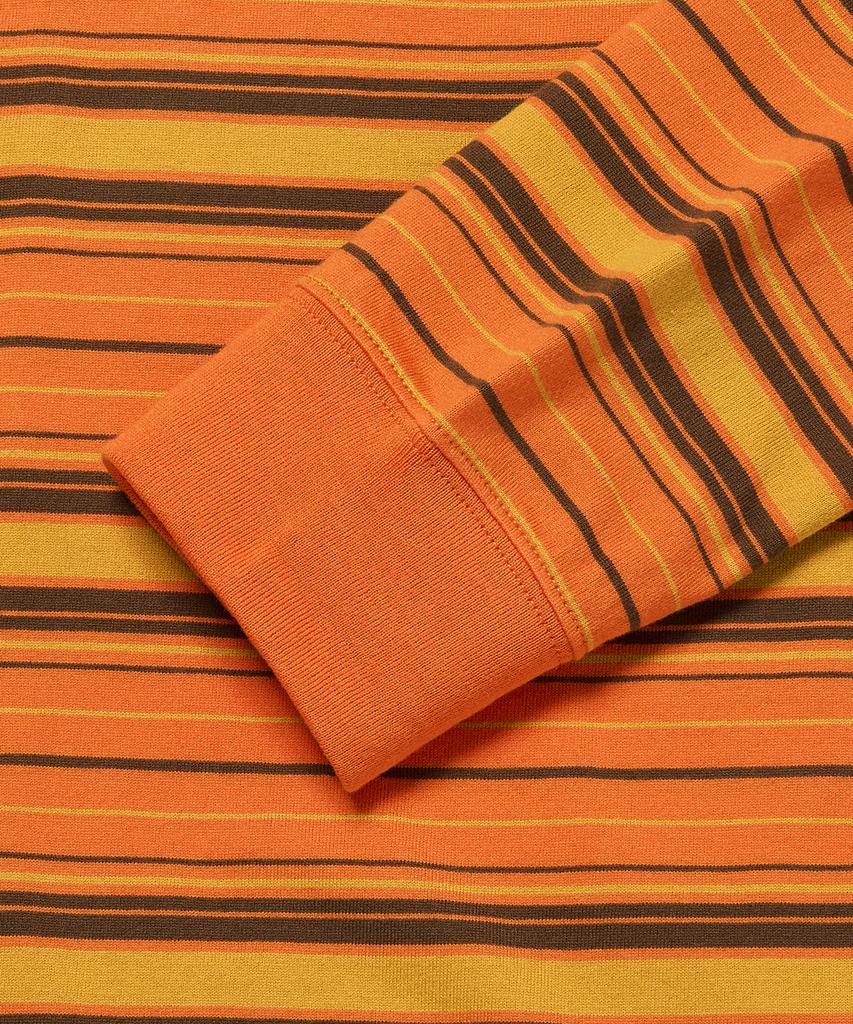 WKNDRS Striped Ls T-Shirt (Orange)