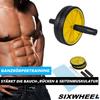 SIXWHEEL Abdominal Roller Abdominal Trainer Abdominal Muscle Trainer AB Roller Incl.. Knee Mat