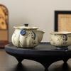 130ml Chinese Tradition Ceramic Tea Pot Panda Bamboo Leaf Pattern Teapot Beauty Handmade Kettle Travel Portable Teaware