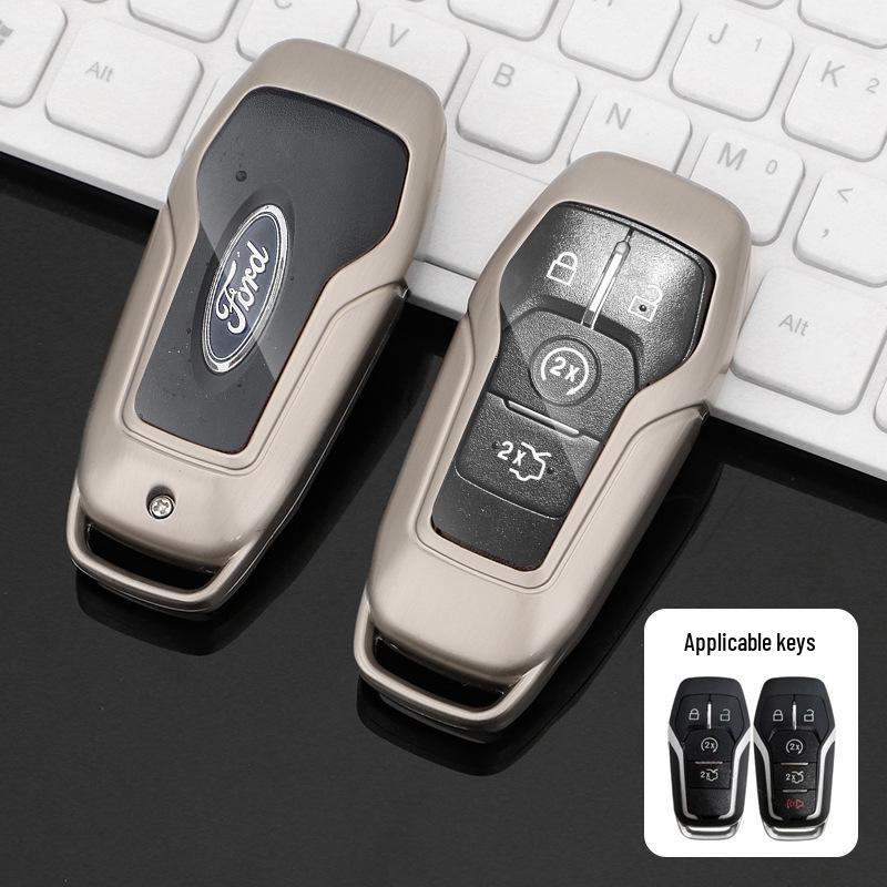Premium Metal Protective Key Case for Ford Mondeo - Unisex Design