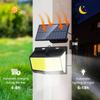 Solar Light Outdoor Motion Sensor Solar 368/468 LED Lights Waterproof With 3 Lighting Modes Solar Powered Wall Lights For Garden