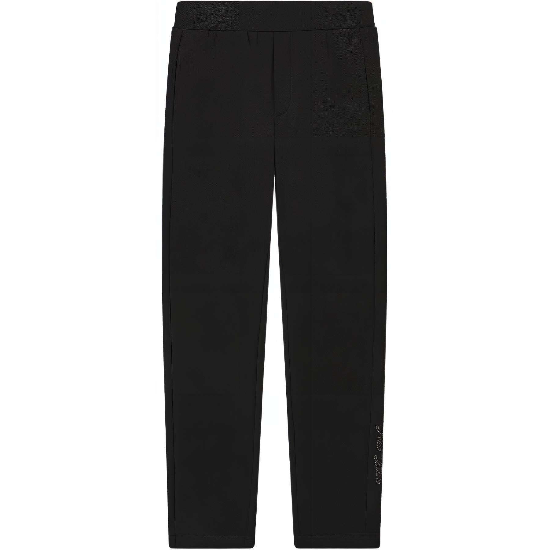 

Fila Белая серия однотонные повседневные модные удобные вязаные спортивные штаны женские брюки черные F11W443606F-BK M