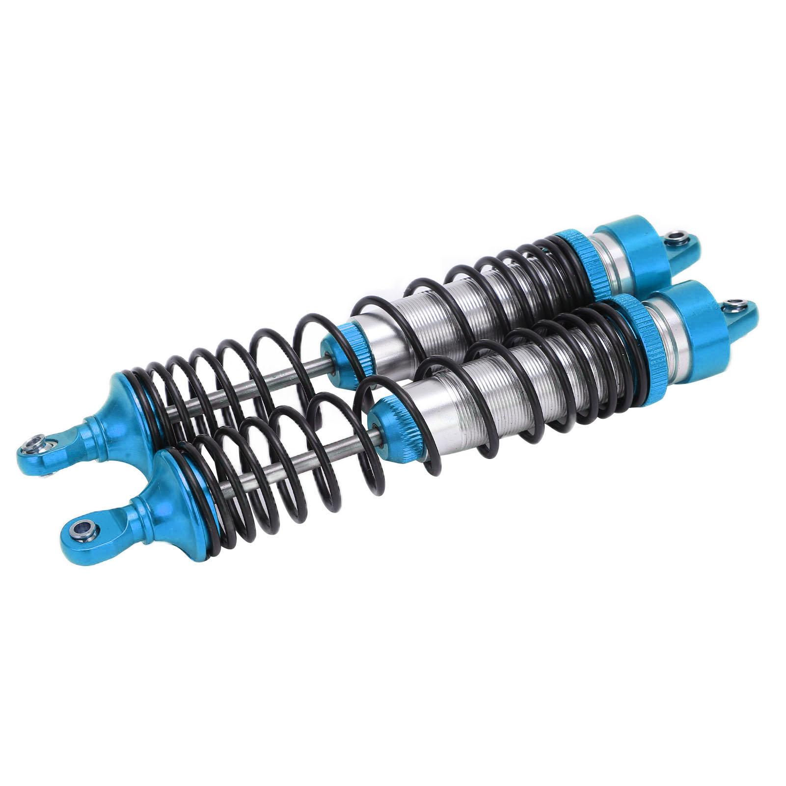 

2 Pcs RC Car Shock Absorbers Aluminum Alloy Shock Damper Assembled Replacement Parts for Traxxas UDR Blue