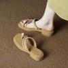 ~ Exquisite Soft-soled Cool Slippers Women's New Summer Wear Fashionable Foreign-style Women's Flat Sandals