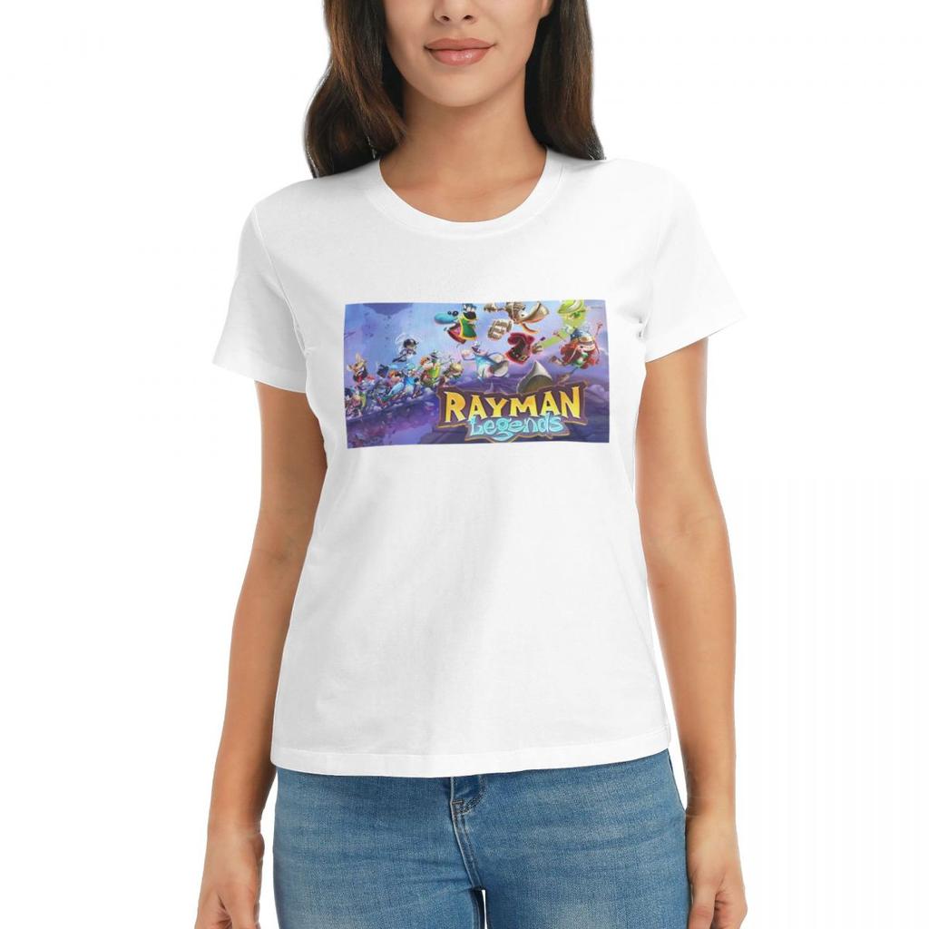 Women TShirt Cartoon Games RayUnisex Legends Summer Short Sleeve Tees Crew Neck Cotton T Shirts Clothes Tops Streetwear
