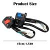 Motorcycle Handlebar Switch Control Universal Left and Right Switch 7/8 Inch Waterproof Electric Start Handle Controller Switch