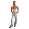 Fashion Wind New Arrival Sexy Sling Vest Straps Loose Pants Suit Tank Top and Pants Set