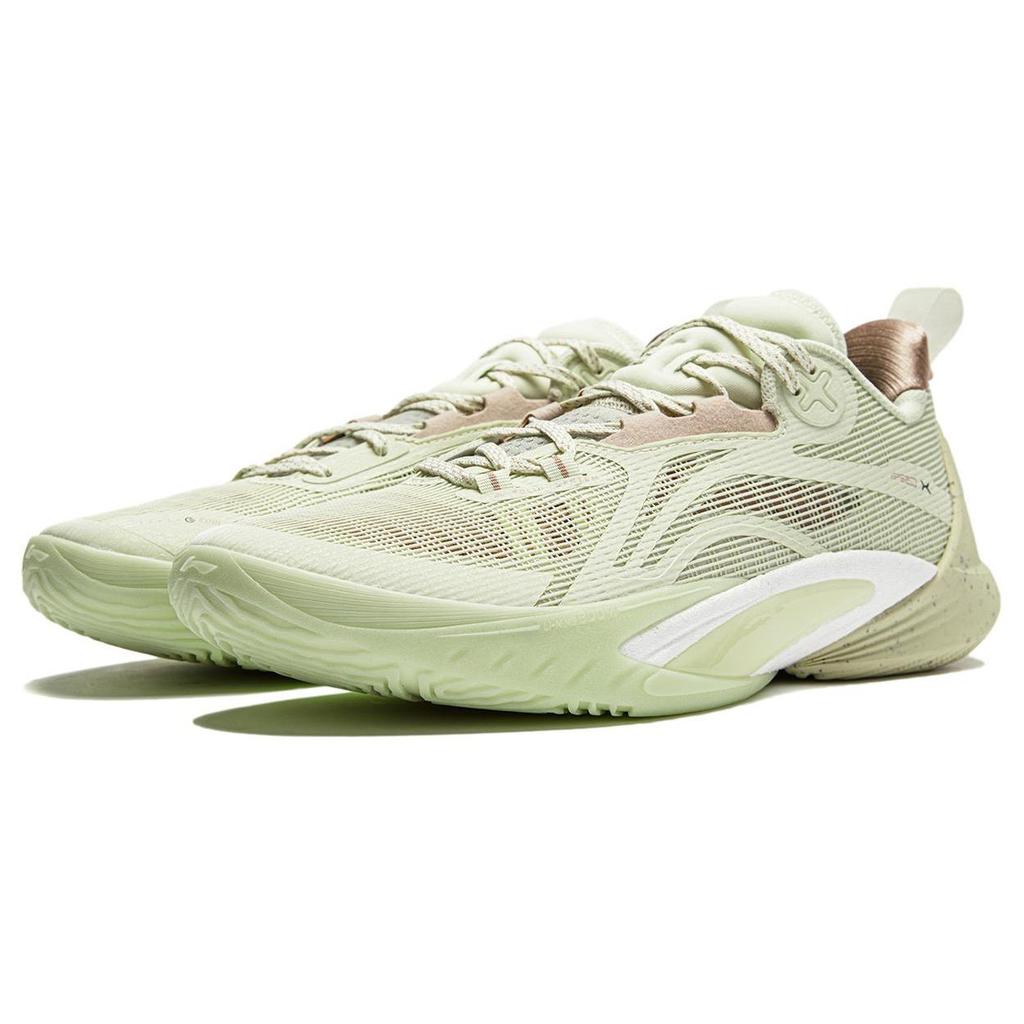 Li Ning Speed 10 Avocado BOOM Technology Cushioning Slip Resistant Abrasion Resistant Low Top Basketball Shoes Men's ABAU021-2