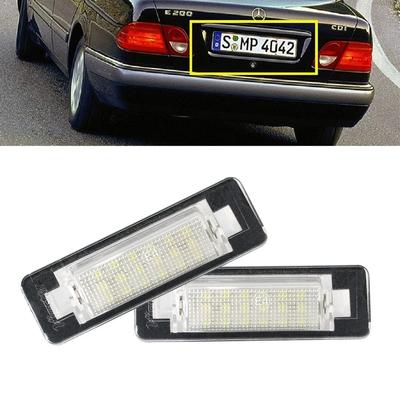 2pcs LED License Number Plate Light For Mercedes Benz E-Class Parking Tag Lamp W210 1995-2003 A2108200356