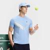 FILA T Shirts Men's Bell Blue Crew Neck Moderate Straight Fit A11M433113FLB