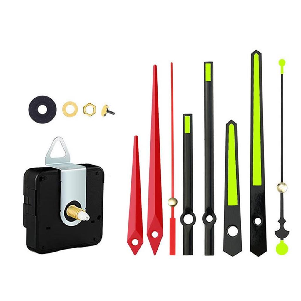 DIY Quarz-Uhr Leises Wanduhrwerk Quarz-Reparaturwerk Uhrwerksteile Uhrteile mit Zeigern