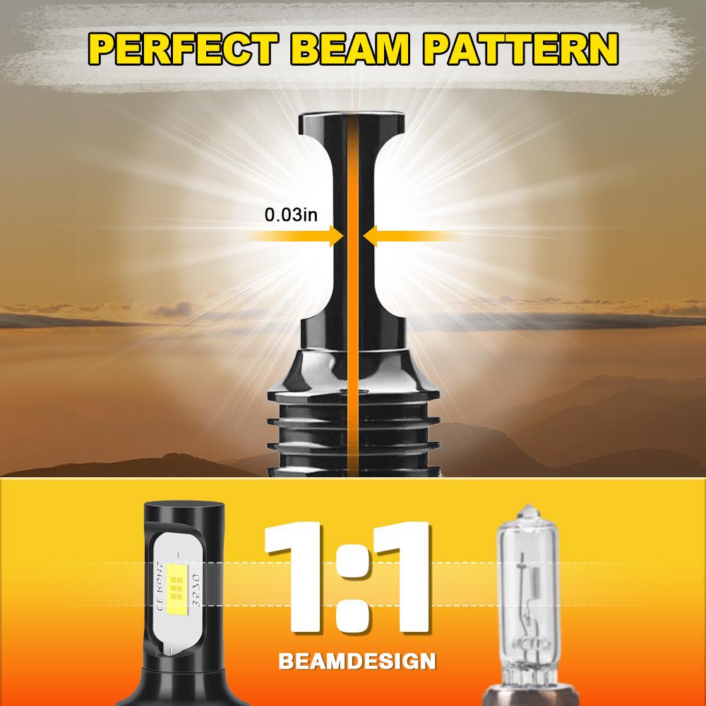 2/6Pcs Led 30000LM Canbus Lamp Super Bright 6000K Car Headlight Bulbs Fog Light For GMC Terrain 2010 2011 2012 2013 2014 2015