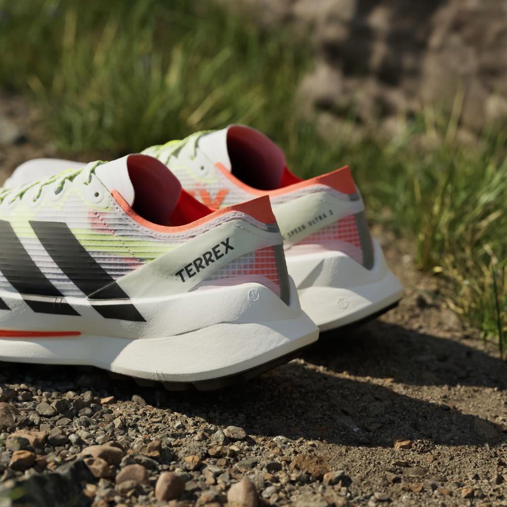 JS3534 adidas Terrex Agravic Speed Ultra 2 Trail Running Cloud White (Men's)