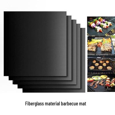 Oven & BBQ Non-Stick Teflon Grill Mat - High Temp Resistant Fiberglass Barbecue Mat