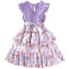 Girl Sleeveless Floral Print Dress Children Kid Casual Summer Beach Sundress Princess Dresses Clothes