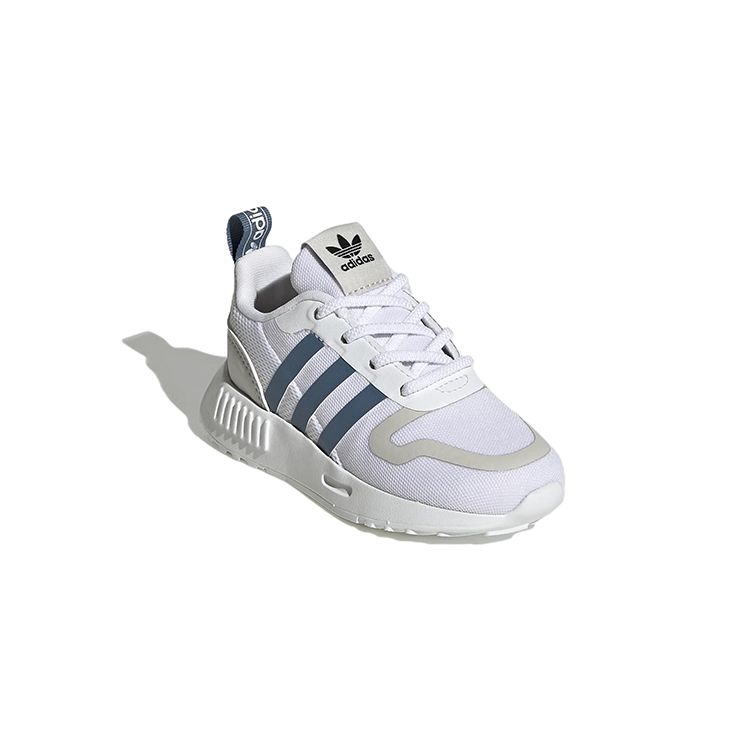 Adidas Originals Multix Comfortable Versatile Breathable Durable Low-Top Walking Shoes Baby Shoes White Gray Blue GX4262