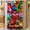Beach TowelMiraculous Ladybug Custom Name Text Personalized Soft Towel for Beach Pool Indoor Home Decor Gift