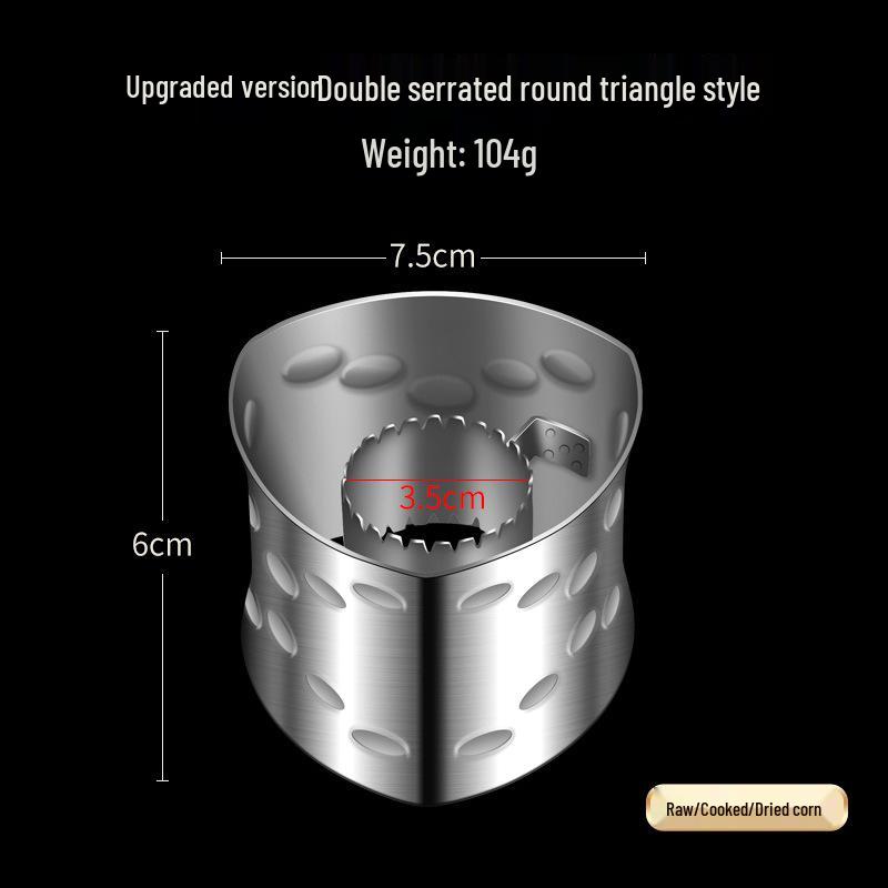 304 Stainless Steel Corn Peeler - Manual Kitchen Thresher Scraper for Corn Kernel Removal