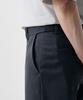 MUSINSA STANDARD Relaxed Tapered Hidden Banding Crop Slacks [Iron Gray]