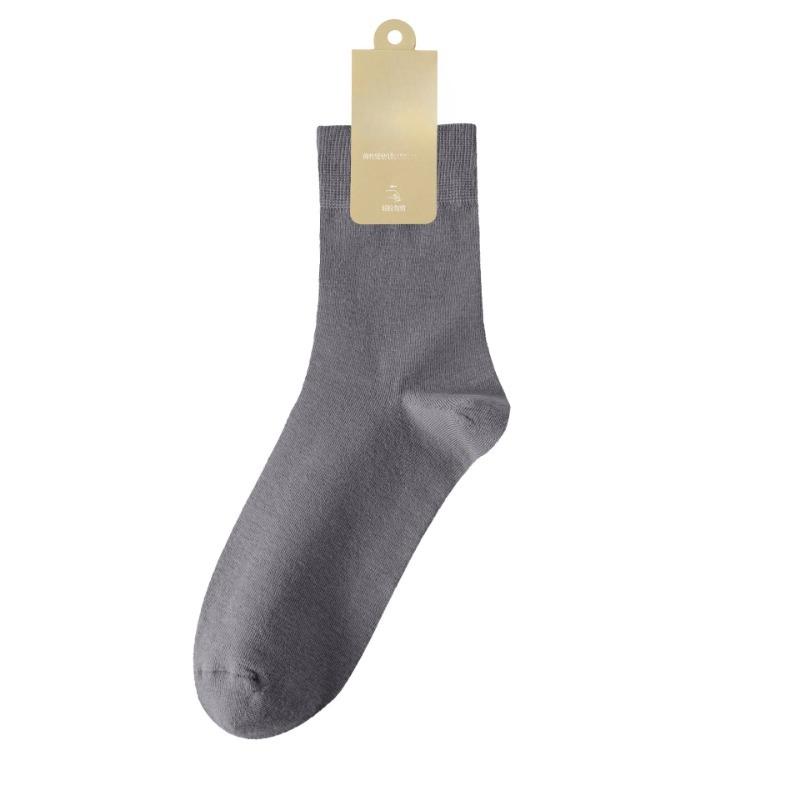 Men's Spring and Autumn Pure Cotton Business Boneless Antibacterial Deodorant Socks