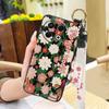 Phone Holder Fashion Design Phone Case For Tecno Spark30 Pro 4G/KL7 Wristband Soft Case Oil Painting Durable Back Cover