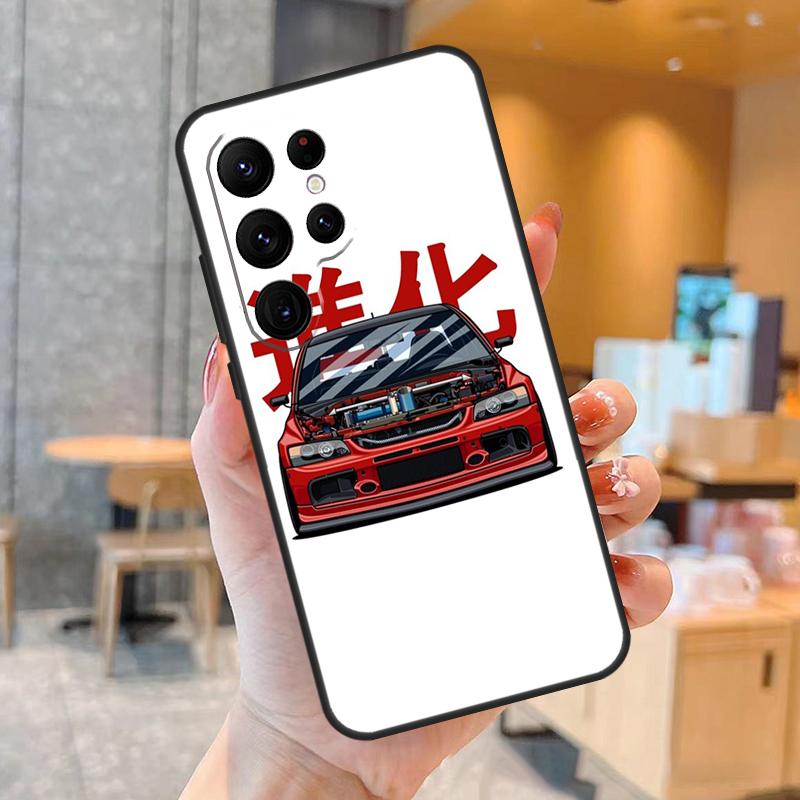 Sports Car JDM Drift Phone Case For Samsung Galaxy S25 S24 S23 S22 S21 S20 Ultra S9 S10 Plus S25 FE Back Cover