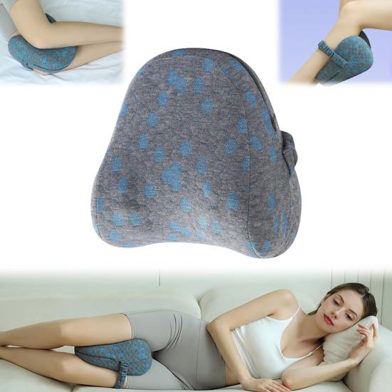 Leg Pillow for Side Sleepers Hip Alignment Pillow Knee Cushion with Adjustable Strap Reduce Joint Pressure for Hip Pain Relief Home Dorm Bed Use