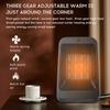 PTC Heating Small Heater Fan 3gear Adjustable Remote Control Timing Shaking Head Winter Household