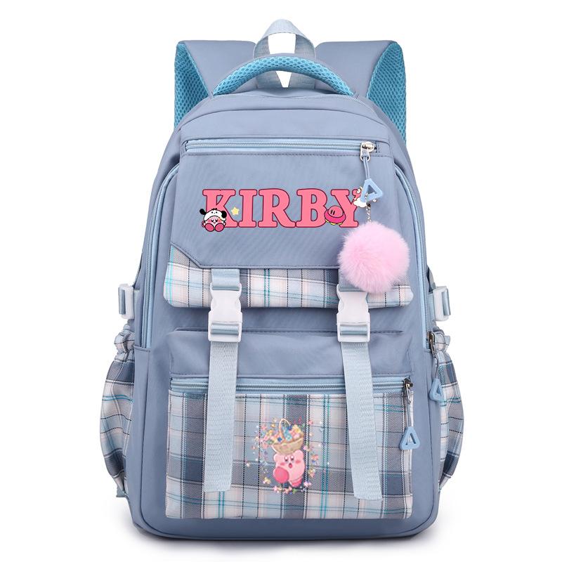 Super cute star card than high-value cartoon peripheral backpack for men and women, large-capacity weight reduction student schoolbag