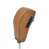 Camroad Shift Knob Leather Wrap Kit 1BK3K01 Camel X Cafe Brown