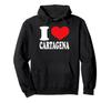 I Love Cartagena Heart Cartagena Pride Hoodie