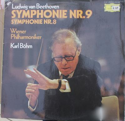 LP Record LUDWIG VAN BEETHOVEN , WIENER PHILH - Symphonie Nr. 9 / Symphonie Nr. 8 2721080 Deutsche Grammo Germany Classical Used