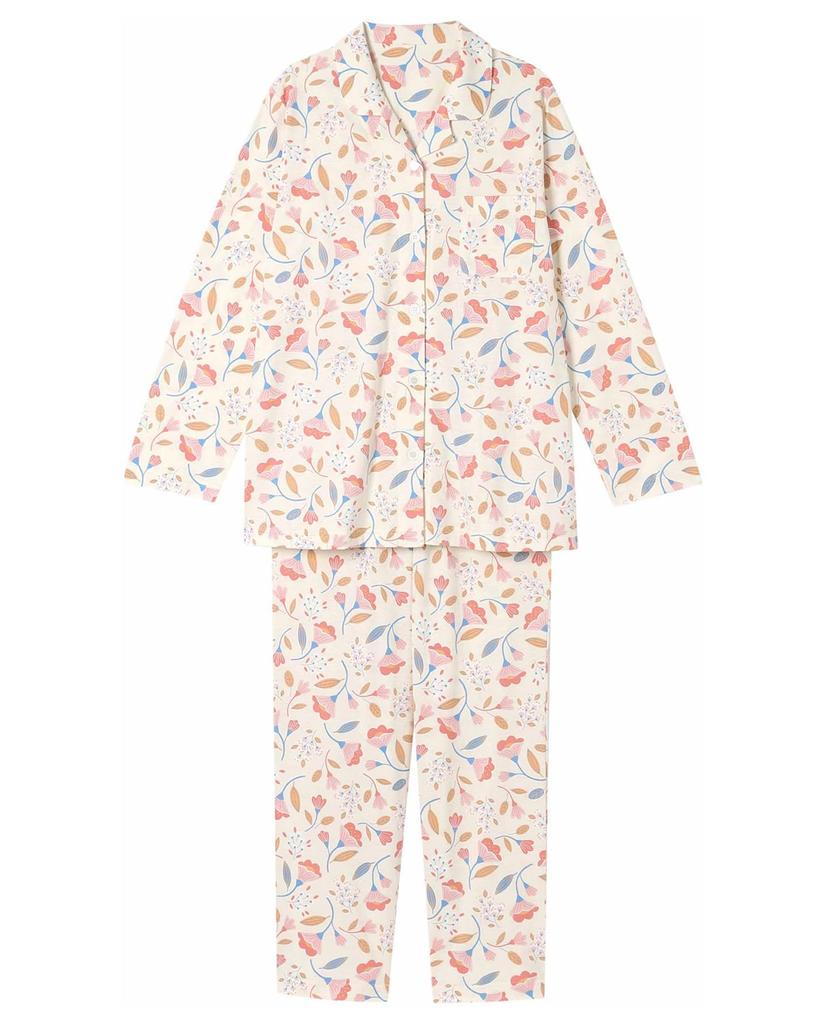 EP7044 Long Sleeve Pajamas with Cotton Size IV Wing/Wacoal Women's Pants, 100% Jersey,