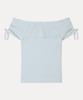 MIXXO Striped Off-Shoulder Short Sleeve T-Shirt_Miwhwg723A