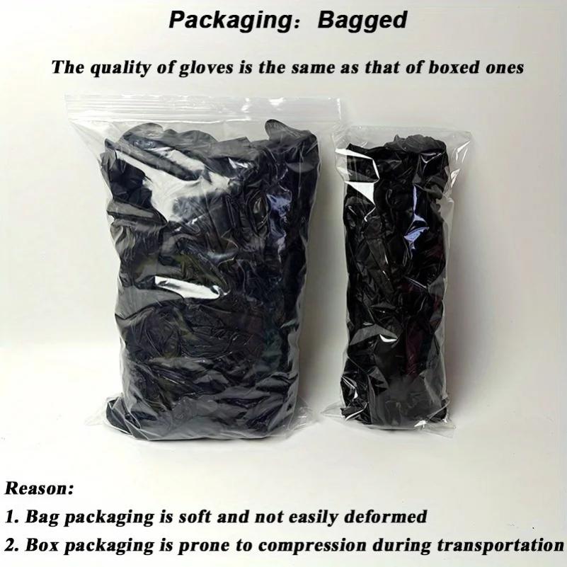 20/50/100PCS Disposable Black Nitrile Gloves for Household Use Latex Free Powder Free Cleaning Gloves Tattoo  Hairdressing Tools