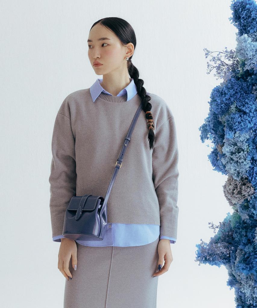 Bbyb Eccor Mini Cross Bucket Bag (Blue)