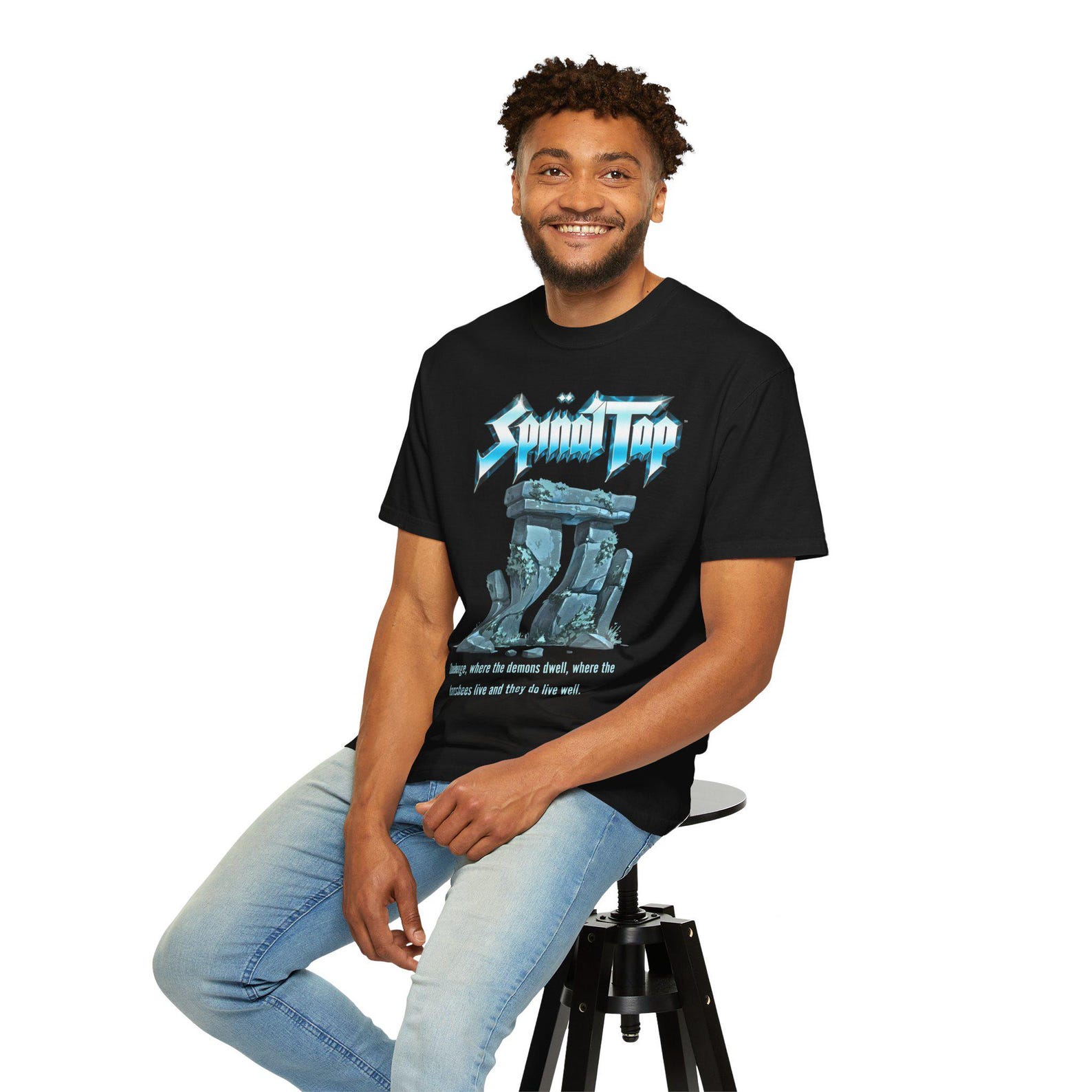 Stonehenge Graphic T-shirt , Spinal Tap Tee -Unisex Bella and Canvas Tee 3XL