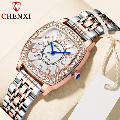 Neue TOP Marke Luxus frauen Uhr Mit Box Platz Mode Uhr frauen Wasserdichte Kalender frauen Quarz Uhren