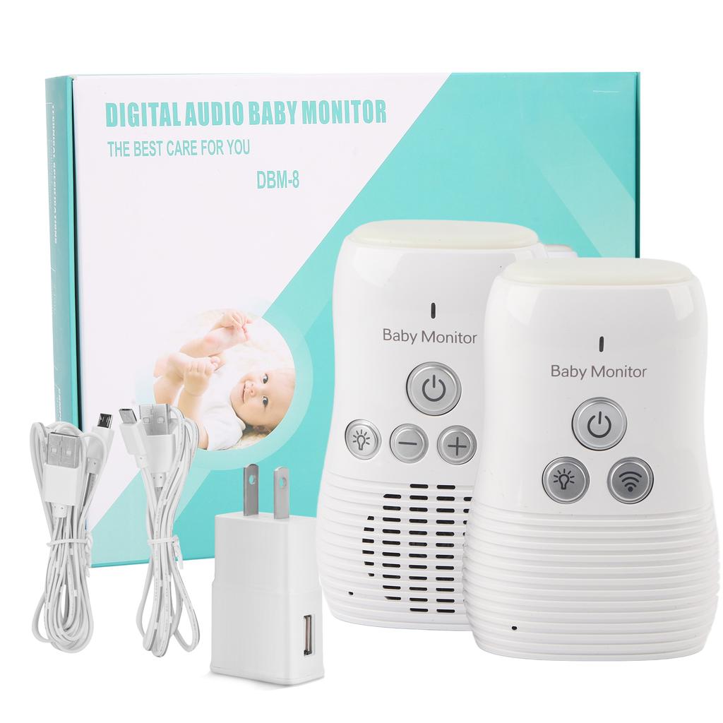 Moniteur audio pour bébé, interphone bidirectionnel pour nourrissons, veilleuse sans fil, dispositif de sécurité domestique(Prix   )
