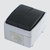 European Standard IP44 Waterproof Outdoor Socket with Switch – German Power Outlet, Splash-proof.