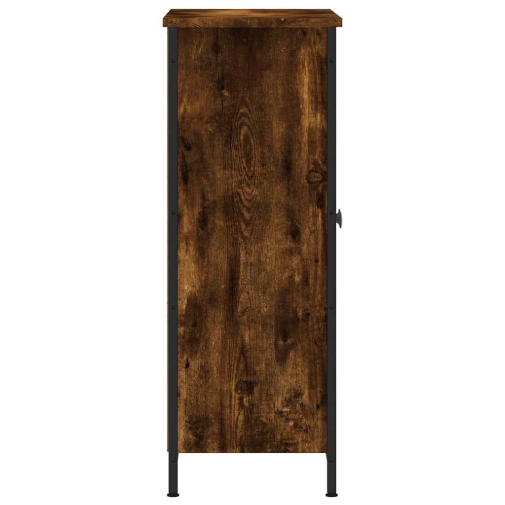 Vidaxl Szafka, Przydymiony Dąb, 70X30X80 Cm, Materiał Drewnopochodny