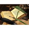 Handmade Leather Journal: Vintage Deckle Edge Paper, Blank Book
